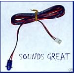(1) BLUE Super Bright LED w Plug Replacement for most Directed Electronics Systems