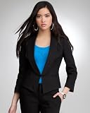 bebe Lilia Hi-Lo Linen Jacket