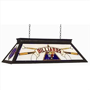 Billiard Table Light with Knocked Down Frame in Blue by RAM