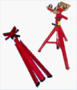 Wheeler Rex Folding Tripod Pipe Supports: with standard V-head