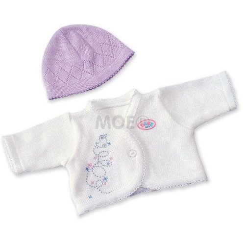 Childrens Toyshop  Toys : Zapf Creation Baby Born Fairy-tale knitted jacket and hat