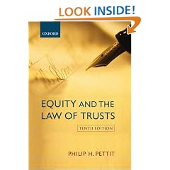 Equity and the Law of Trusts