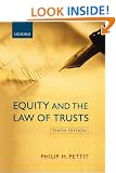Equity and the Law of Trusts