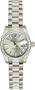 Rolex Datejust Silver Index Dial President Bracelet 18k White Gold Watch 179179SSP