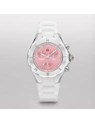 MICHELE Womens MWW12F000081 Tahitian Jelly Bean Analog Display Analog Quartz White Watch
