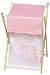 JoJo Designs Baby and Kids Clothes Laundry Hamper - Pink French Toile