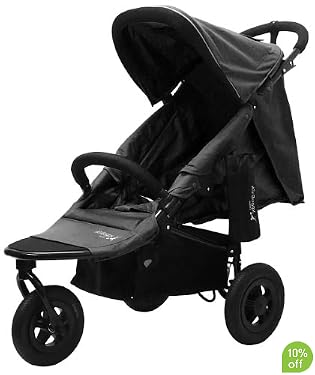 Air Buggy Mimi 3-Wheeler Pushchair - Black
