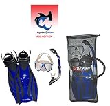 Body Glove Mask Snorkel Fin Set with Bag Package for Snorkeling BodyGlove AUTHORIZED DEALER = FULL WARRANTY