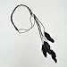 Generic Black Women Indian Peacock Feather Tassels Weave Extension Forehead Hair Head Band