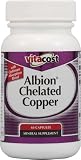 Vitacost Albion Chelated Copper -- 60 Capsules