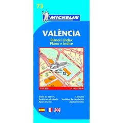 Map 9073 Valencia (Michelin City Plans)