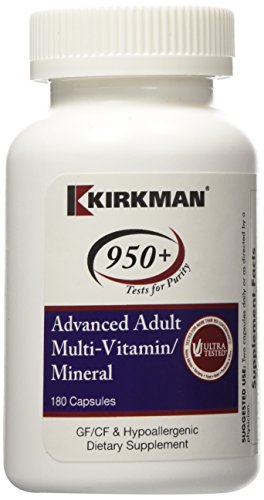 Kirkman Advanced Adult Multi-Vitamin/Minerals 180 capsules Kirkman Advanced Adult Multi-Vitamin/Minerals 180 capsules