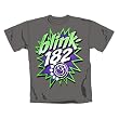 Official Licensed Merchandise - Blink 182 T Shirt WOW Charcoal mens new S M L XL
