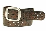 Fossil Perf Strap Centerbar Belt