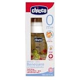 Produkt-Bild: Chicco 00071370030050 - Babyfl&auml;schchen Wohlbefinden, Glas, 150ml, Kautschuksauger