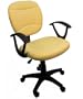 Beige Fabric Office Chair w/Arms, Gas Lift & Great Student or Computer Chair