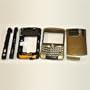 --Gold T-Mobile RIM BlackBerry Curve 8300 8310 8320 Original OEM Full Complete Housing Faceplate Battery Door Case Cover Keypad Trackball Lens Plastic Screen