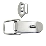 uxcell ストレートループラッチ　 トグルドローラッチ　キャビネット　スプリング　メタル　ロック可能　フラップデザイン