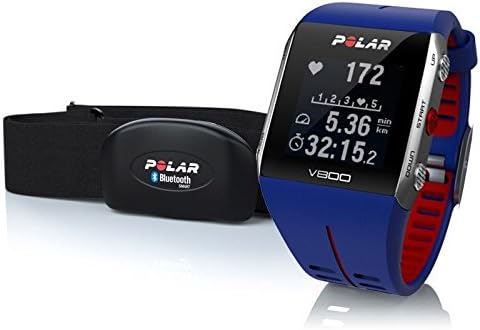 Polar V800 GPS Triathlon Sports Watch (Blue) with Heart Rate Monitor