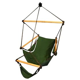 Hammaka 1032-HMKA Cradle Chair, Green, Wood by 