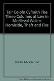 Tair Colofn Cyfrai : the Three Columns of Law in medieval Wales: homicide, theft and fire