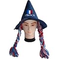 Chapeau Tyrolien - Collection supporter - Equipe de FRANCE Sport Rugby - Football - Handball - Deguisement - Taille Unique pour adulte et ado homme et femme