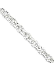 6mm, Sterling Silver, Cable Chain, 16 inch