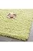 Safavieh SG240B Shag Collection Classic Handmade Lime Green Shag Area Rug, 5-Feet by 8-Feet