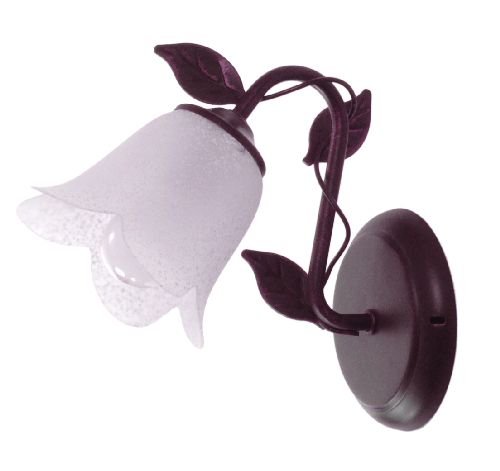 Oriva 4002-63 Wandlampe, Metall/Glas, 20 x 20 x 27 cm, E14, Avocado Preisvergleich