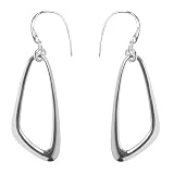 SkyeSterling Designer Sterling Silver Large Trinity Drop Earrings