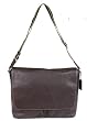 Coach HWL Leather Messenger Flap Laptop Business Bag 70556 Brown