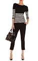 Tribal Stripe Knit Top