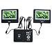 Sigmatek PDX 1300 Dual - Lecteur DVD DivX Portable 2 Ecrans Noir Mat