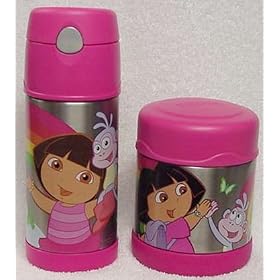Thermos Dora The Explorer FUNtainer Food Jar and Beverage Bottle by Thermos