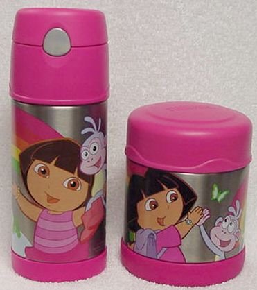 Thermos Dora The Explorer FUNtainer Food Jar and Beverage Bottle