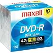 Maxell 638004 4.7GB 16X DVD-R - 10 Pack