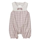 Newborn Girls' Lullaby Club Plaid Woven Bubble 1-pc. Playsuit - Pink