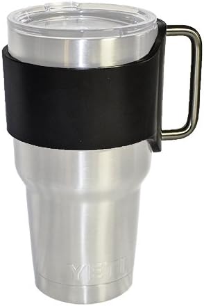 The Grapplr Handle for YETI Rambler 30 oz Tumblers, RTIC, SIC Cup, and more - Black (Handle Only)