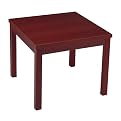 Woodtone Laminate Corner Table- Mahogany