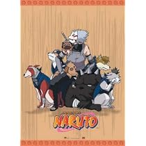 Naruto Kakashi Dogs Cloth Wall Scroll Poster GE-9701