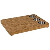 Totally Bamboo Butcher Block 3 Prep Board Honey