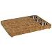 Totally Bamboo 3-Bowl Butcher Block Prep Board