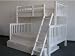 Bunk Bed Twin over Full Mission style in White with Twin Trundle Bunk Bed Twin over Full Mission style in White with Twin Trundle
