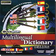 Software: QUICKSTART MULTILINGUAL DICTIONARY DLX