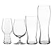 Spiegelau Crystal Beer Glass Tasting Set, Set of 4, Craft Beer Glass, Pilsner Glass, Hefeweizen, IPA, Tulip, Crafted in Germany