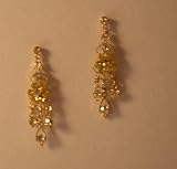 Yellow Crystal Earrings