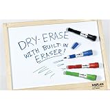 Dry Erase Markers with Erasers