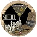 Martini and Chess Sandstone Coaster Set