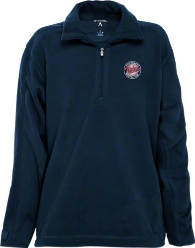 Minnesota Twins Youth Navy 1/4 Zip Fleece Frost Jacket