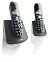 Philips CD1402B/02 Schnurloses DECT-Telefon inkl. Zusatzhörer und Ladeschale, vollständig vorkonfiguriert